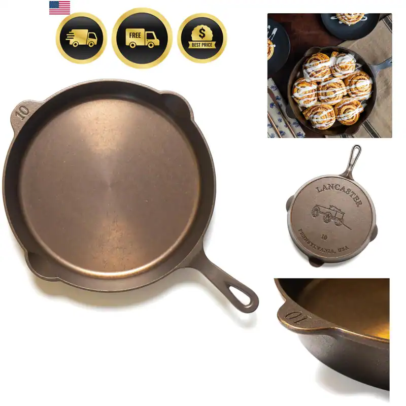 Nr. 10 Pfanne - 11-5/8 Zoll Pre-Seasoned Erbstück Pfanne -