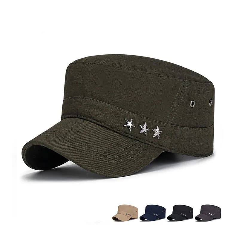 Camouflage Herren Damen Armee Kampf Mütze Militär Sterne Kadett Angeln Baseball