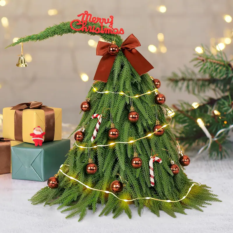 Kleiner Mini Weihnachtsbaum Tischplatte Norfolk Kiefer Weihnachtsbaum mit 50