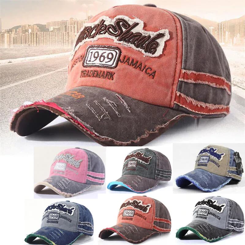 Herren Damen Baseball Cap Snapback Sport Hip-Hop Sonnenhut bestickt Hut