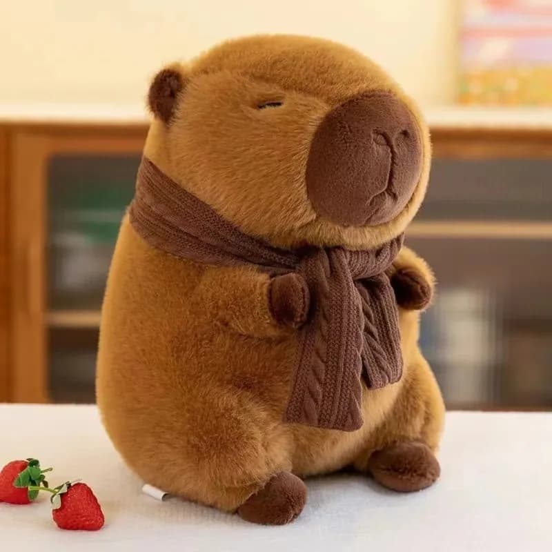25 cm Heiß Plüsch Stofftier Puppe Niedlicher Schal Kugelfisch Capybara Tier