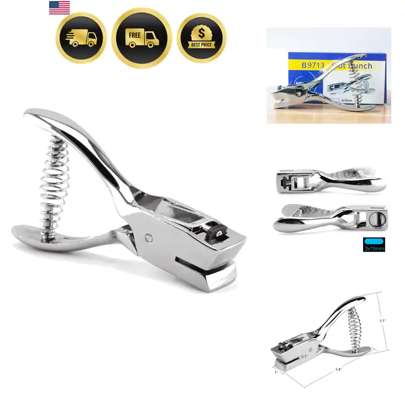 Hand ID Karte Slot Locher Metall Locher Zange Stanzwerkzeug für ID Ca...