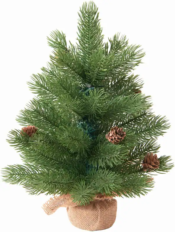 Mini Weihnachtsbaum - Frazer Tanne, künstlicher kleiner Baum mit PE-Ästen,