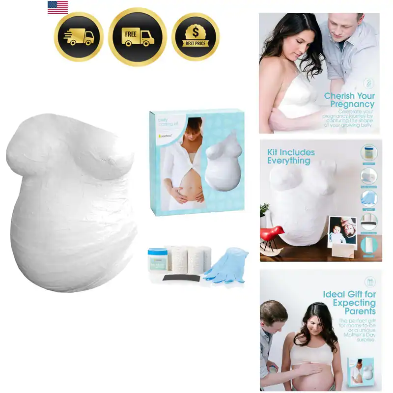 Bauchguss-Set, Schwangerschaft Andenken Herstellung Kit, Einfach Zum