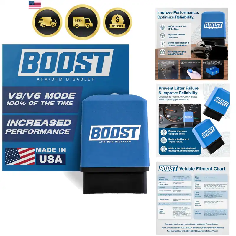 BOOST - V8/V6 Mode 100% of the Time - Made in the