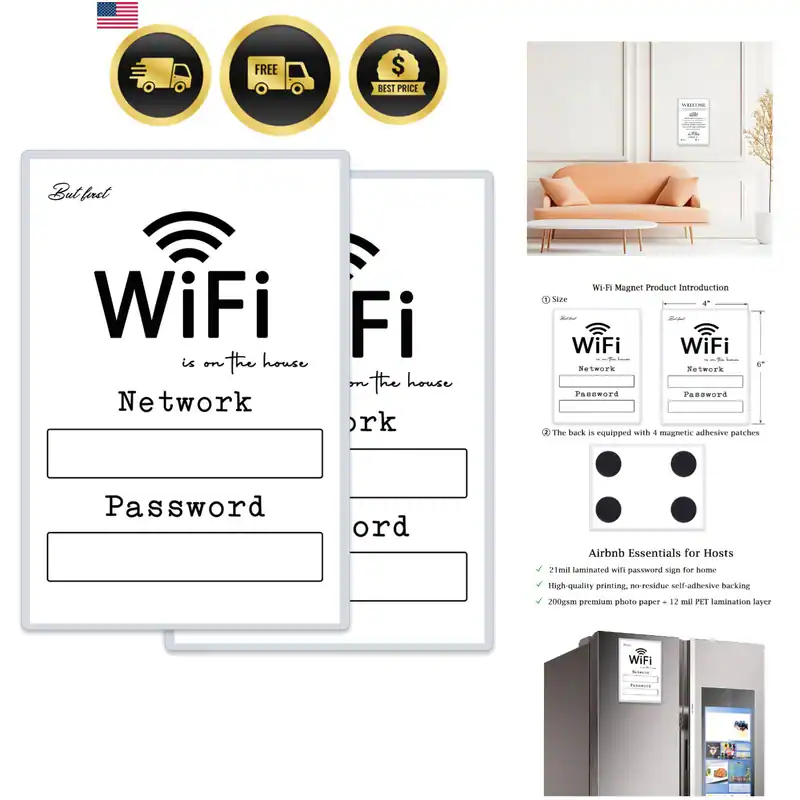 Air BnB Schilder | Nur Toilettenpapier spülen | Schutz laminierte
