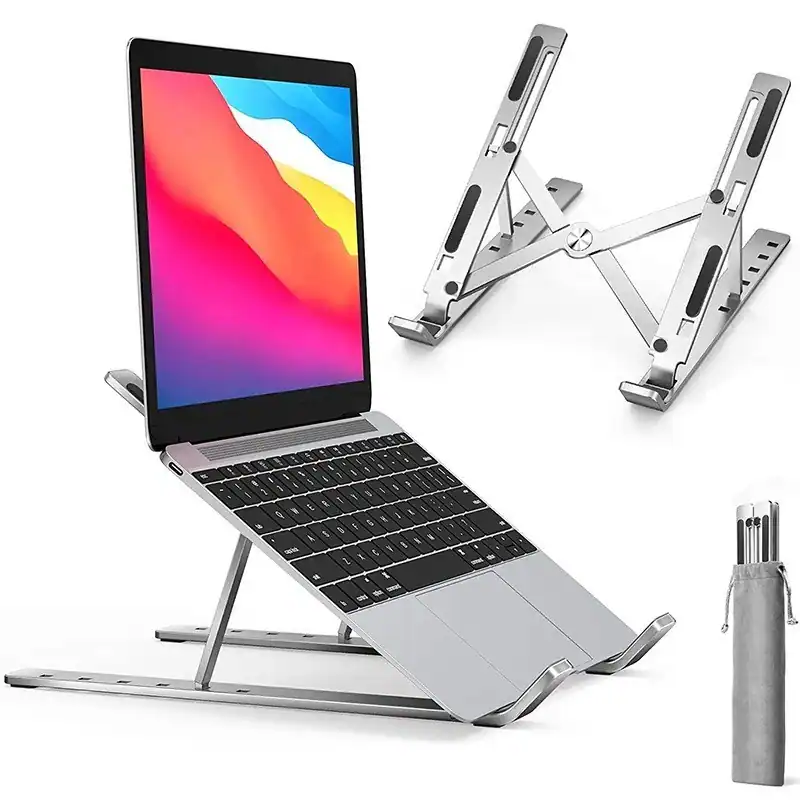 Tragbarer Laptop Ständer Aluminium Notebook Unterstützung Computer Halterung