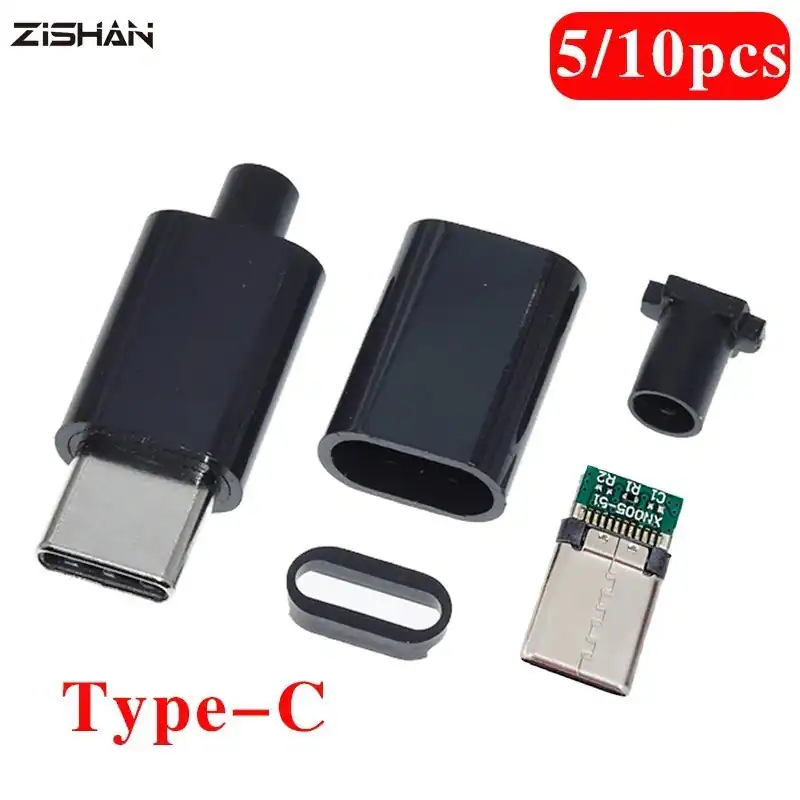 DIY Typ C USB 3.1 3A Schnell Ladestecker Stecker Klinkenklemmen