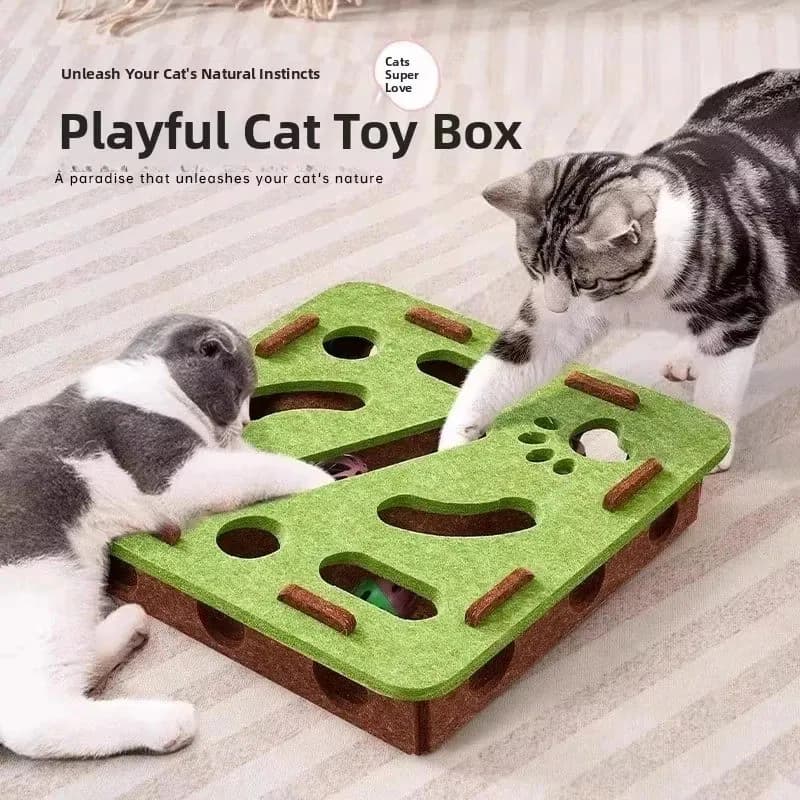 Katzenkratzbaum Sisal Indoor interaktives Spielzeug für Kätzchen Übung