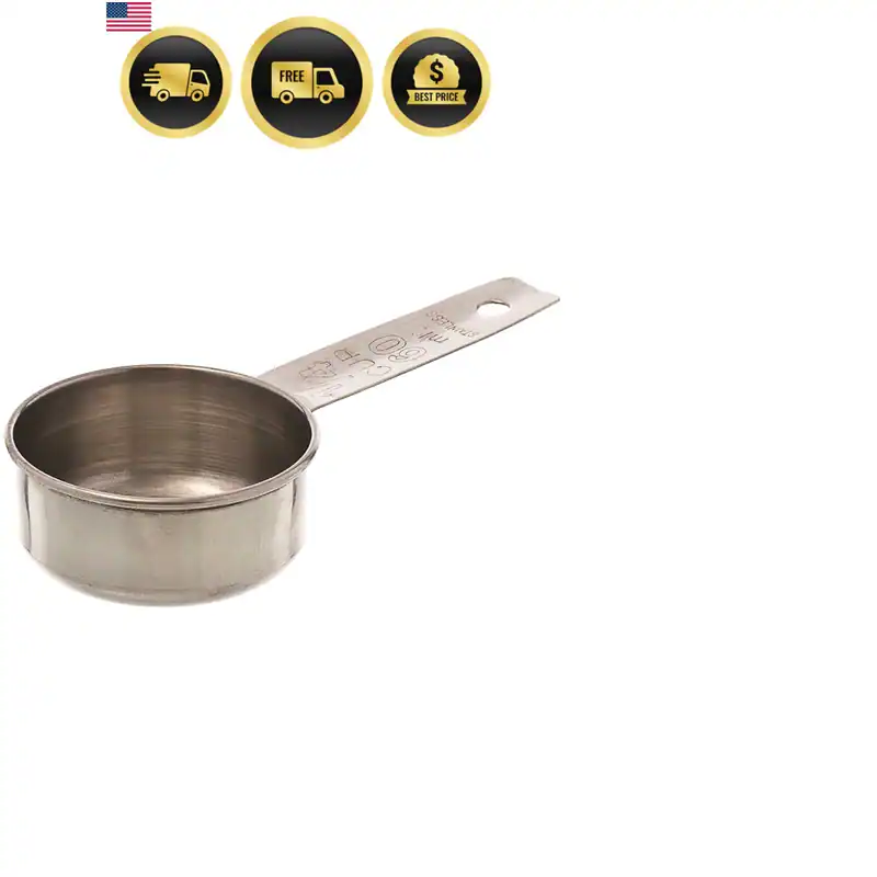 1/4 Tasse Edelstahl Messbecher