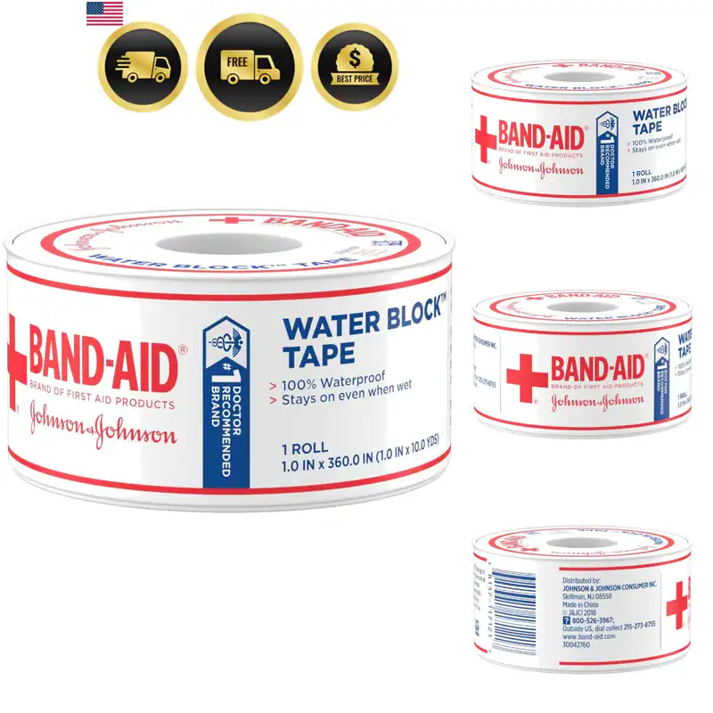 Pflaster Marke Erste Hilfe Wasserblock 100% Wasserdicht Selbstklebend Klebeband
