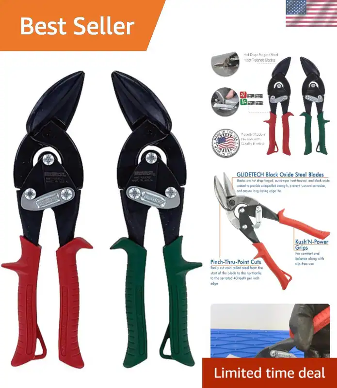 MIDWEST Blackout Serie Aviation Snip - Links und Rechts Schnitt Offset Tinner