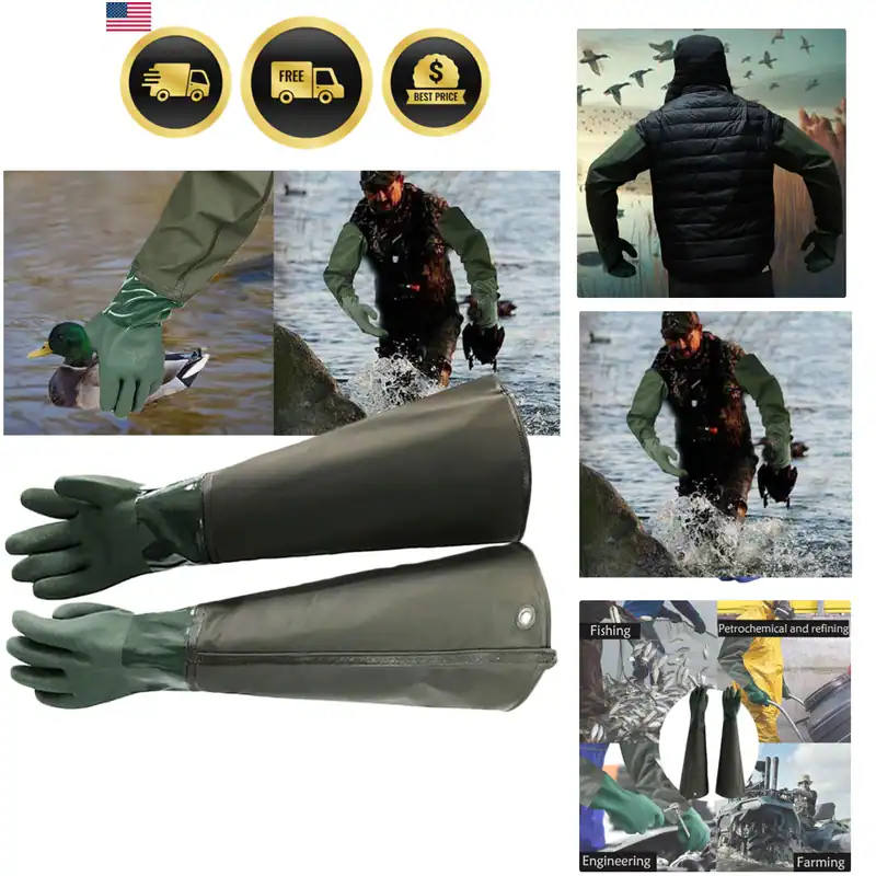 Schulterlange Lockvogel Ente Handschuhe, 28" Wasservögel Schwerlast Ente Jagd