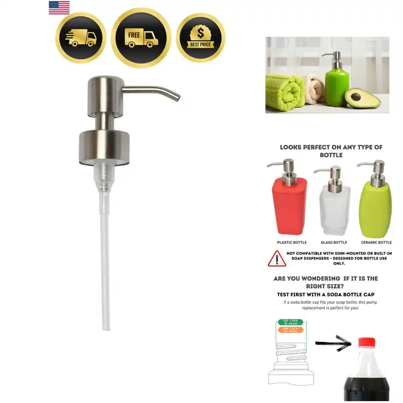 Seifenspender Pumpenkopf Ersatz Ersatz für Standard 28/400 26 mm - 28 mm /...
