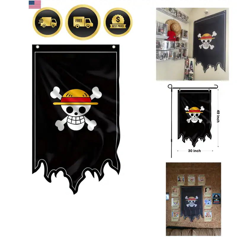 Für One Piece Animation für Halloween Dekoration Einteiler Luffy's Strohhut...