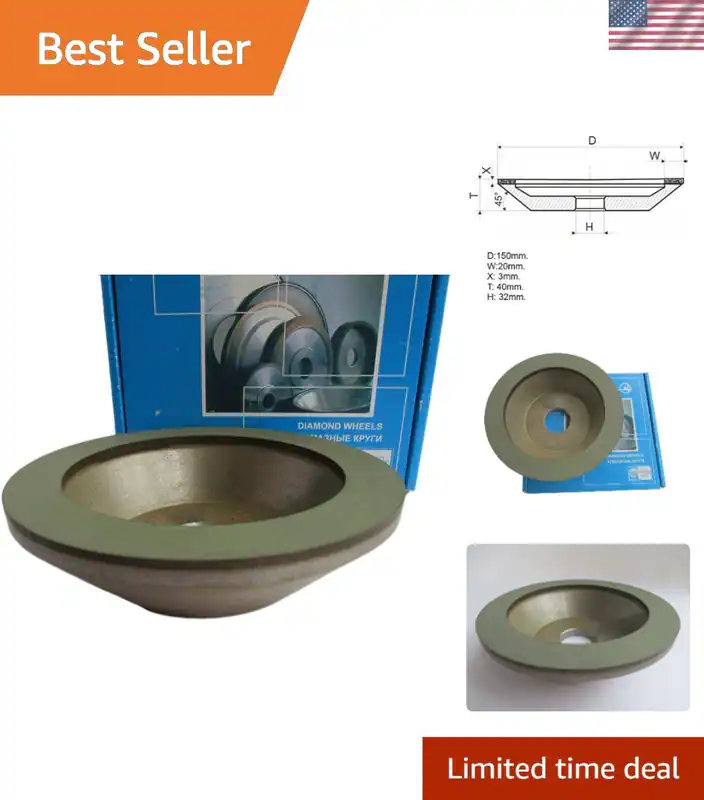 Diamant Schleifscheibe 6 Zoll Hartmetall Werkzeug Schärfer Cutter Finisher