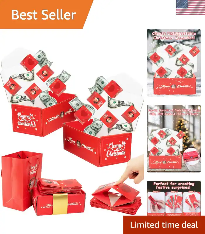 Explodierende Geschenkbox Überraschung Pop Up Box für Bargeldgeschenke