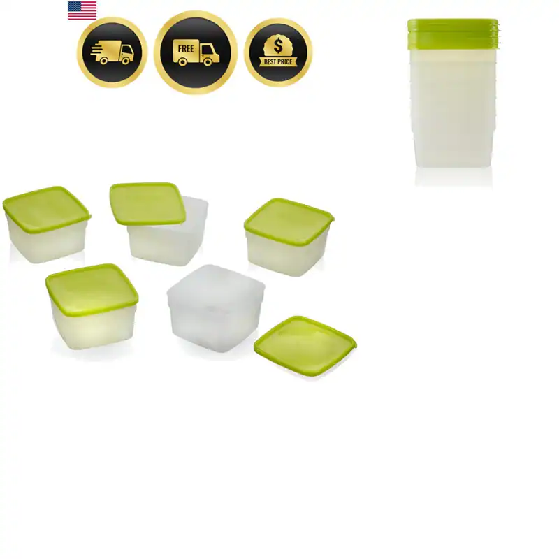 Gefrierschrank Vorratsbehälter, 1 Pint, 5 ct