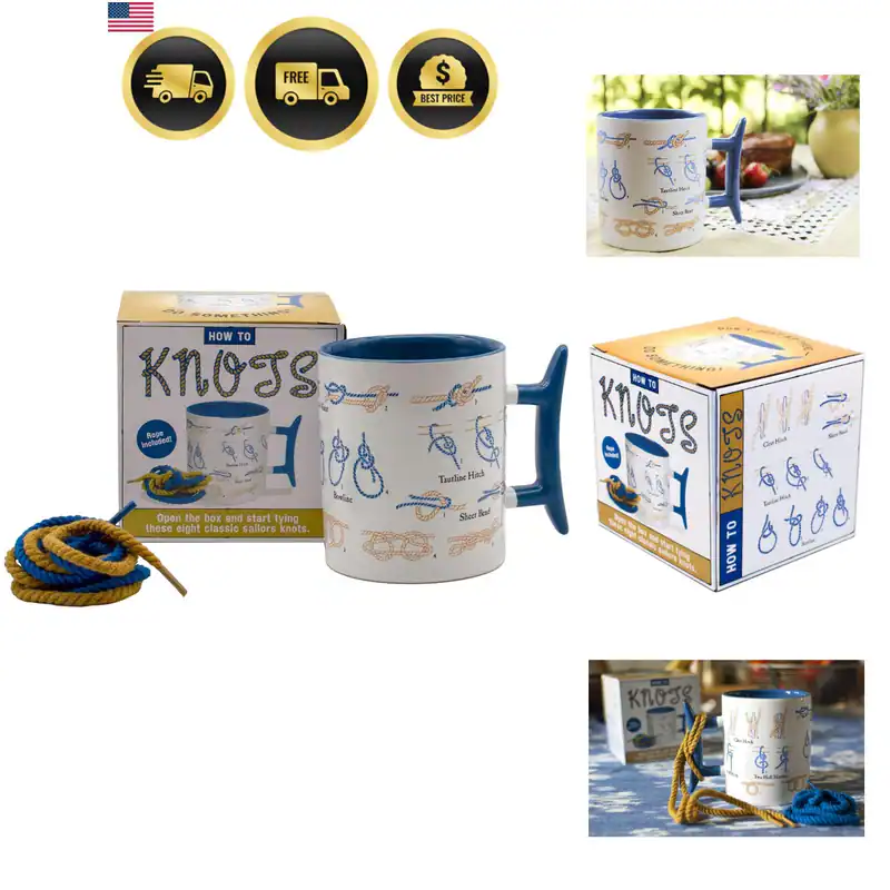 How To Tie Knots Becher - Lernen Sie, 8 verschiedene Knoten über Kaffee zu