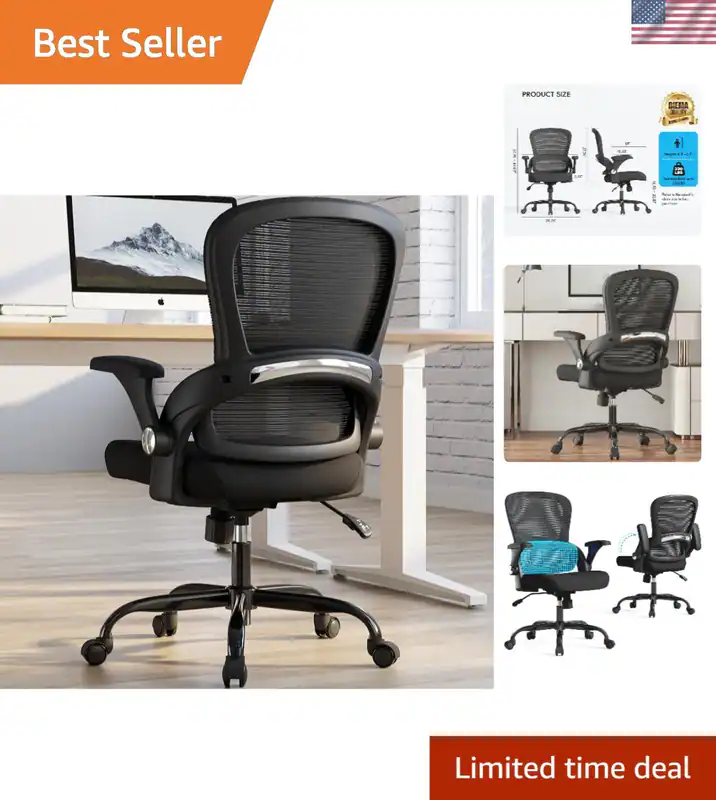 Bürostuhl Ergonomisch Groß und Hoch Schreibtischstuhl Lordosenstütze
