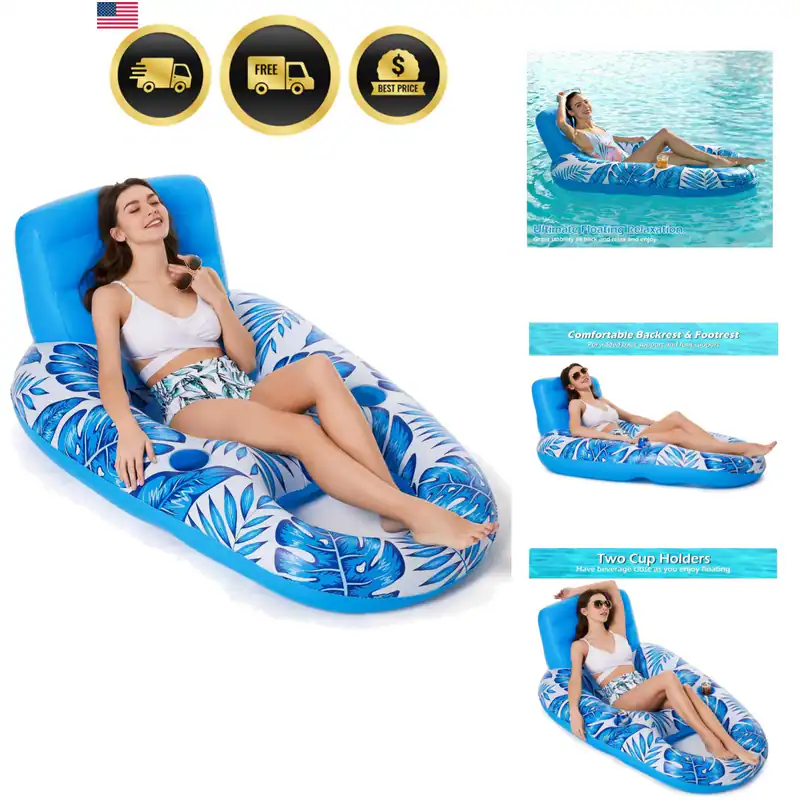 Aufblasbarer Pool Schwimmer Erwachsene - Pool Schwimmer Liege Schwimmer Floß