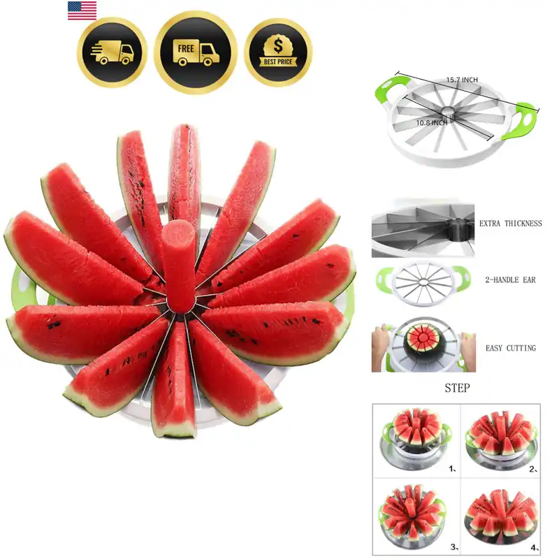 Melonenschneider Multifunktionaler Hand Rundteiler Wassermelonenschneider