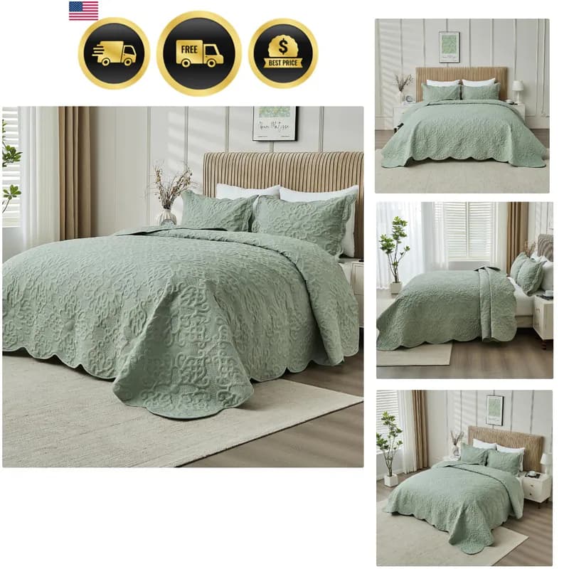 Oversize King Tagesdecken 128x120 Extra Breit Steppdecke für Hochbett Leicht