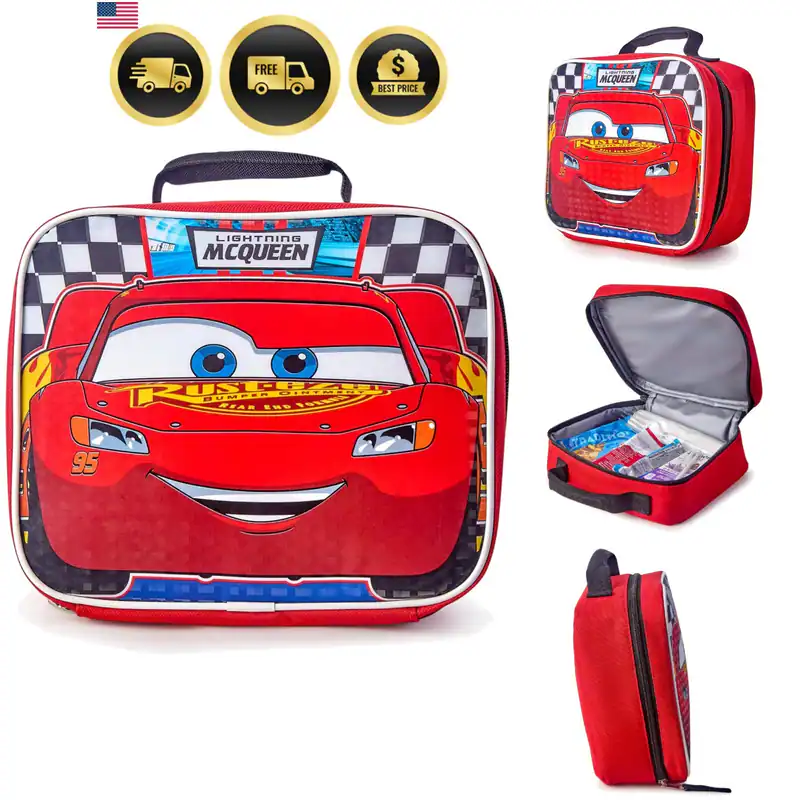 Cars Lightning McQueen Kinder Brotdose - Isolierte Brotzeittasche Brotdose