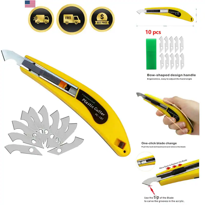 Professioneller Acryl Plexiglas Blatt Schneider Ritzmesser Werkzeug, mit einem