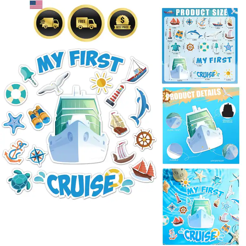 20 Stück First Cruise Türmagnet Dekoration 2026 Magnet Kreuzfahrtschiff