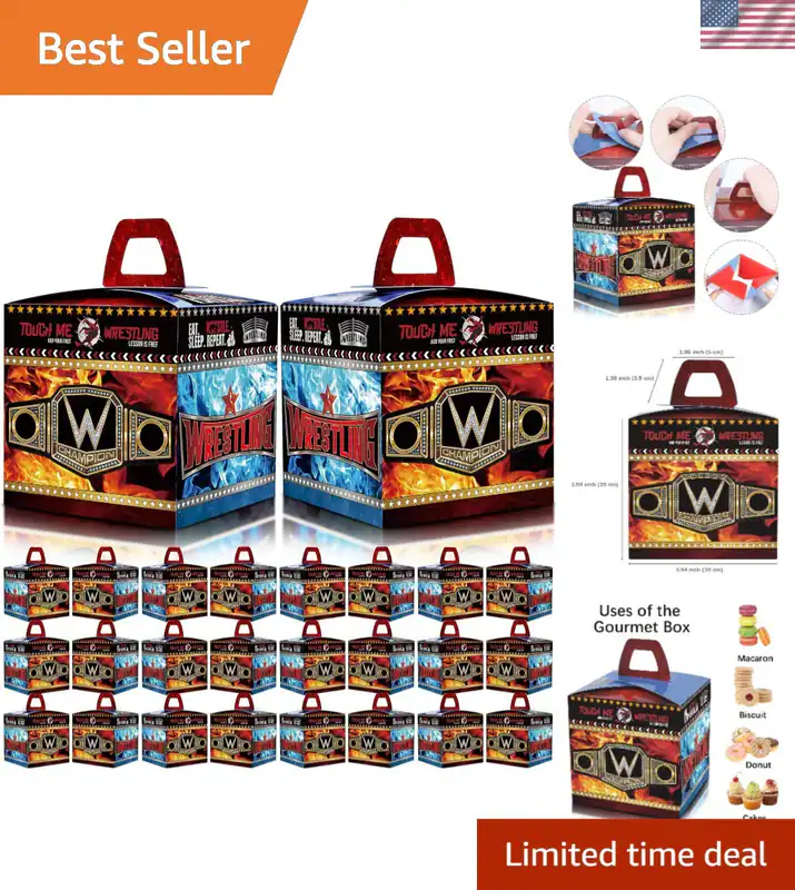 Wrestling Party Geschenkboxen Goodie Bags Geschenkboxen für Geburtstag Deko