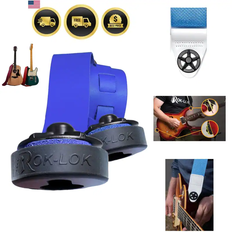 Rok Lok PRO - Universal Schnellwechsel Gitarrengurt Lock System -