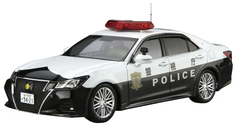 1/24 Das Modellauto Nr.110 Toyota GRS214 Crown Patrol Car Traffic Enforcement