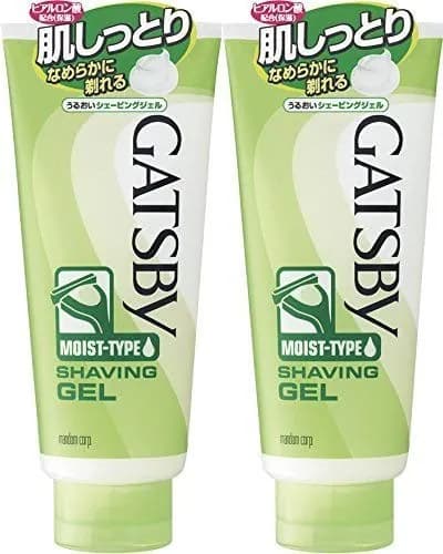 GATSBY Moisturizing Shaving Gel 205g (2 Stück)