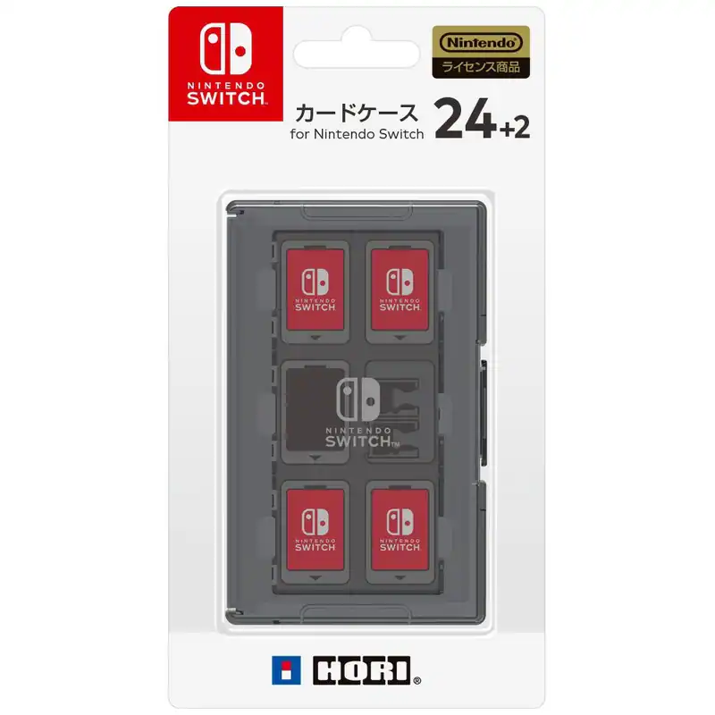 HORI Card Case 24+2 für Nintendo Switch, schwarz