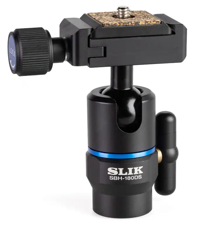 SLIK SBH-180 DS Stativkopf mit Arca-Swiss Schnellschuh