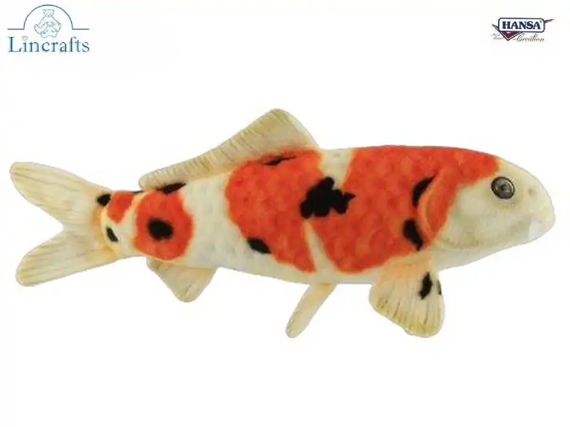 Sanke Koi Karpfen Plüschtier Kuscheltier von Hansa 8309 - Brandneu - Lincrafts