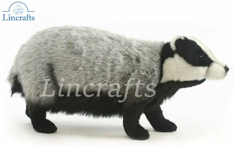Dachs stehend Plüschtier Kuscheltier von Hansa 5574 brandneu Lincrafts UK Est