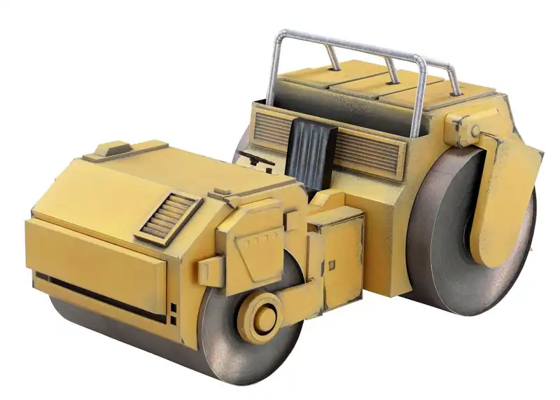 Jojo's Bizarre Adventure 3rd Paper Craft Road Roller (Supervised by Hirohiko A