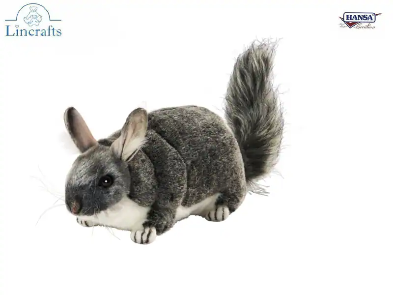 Hansa Chinchilla 6294 Plüschtier Kuscheltier verkauft von Lincrafts UK Est. 1993