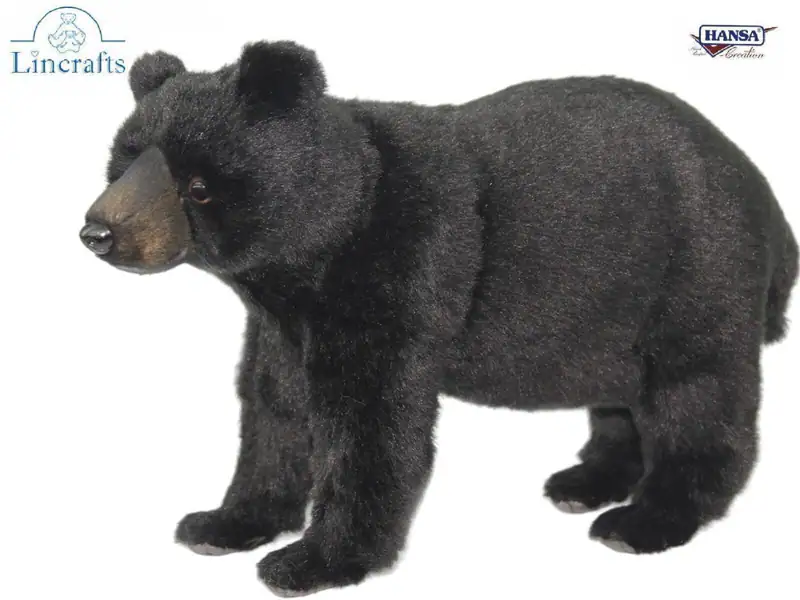 Schwarzbär Plüschtier Kuscheltier von Hansa 8068 - Brandneu - Lincrafts UK Est