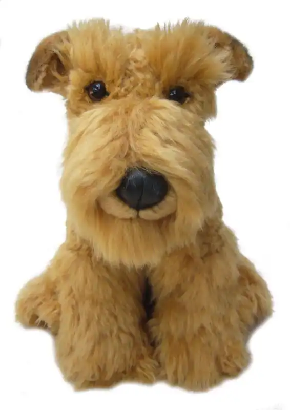 Airedale Terrier Plüschtier Stofftier Hund Teddy Treue Freunde 25 cm Welpe