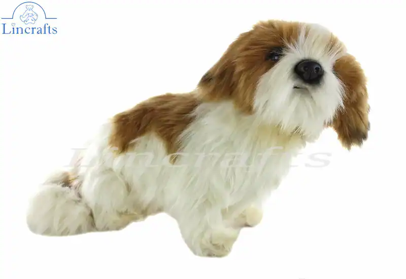 Hansa sitzender Shih Tzu 7030 Plüschtier Kuscheltier verkauft von Lincrafts UK
