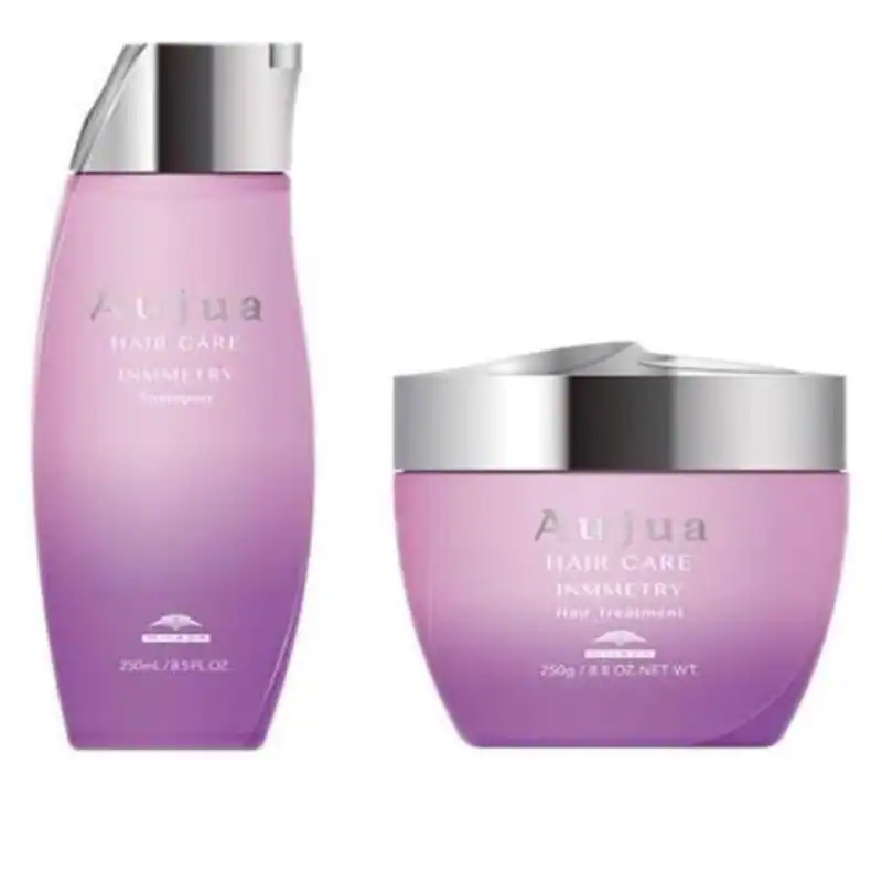 Milbon Aujua Inmetry Shampoo 250ml & Haarkur 250g 2er Set