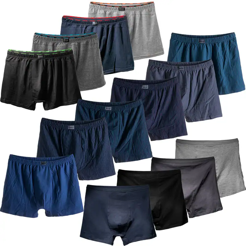 4 St. Herren Boxershorts M - 10XL Unterhose Retroshorts Unterwäsche Übergröße