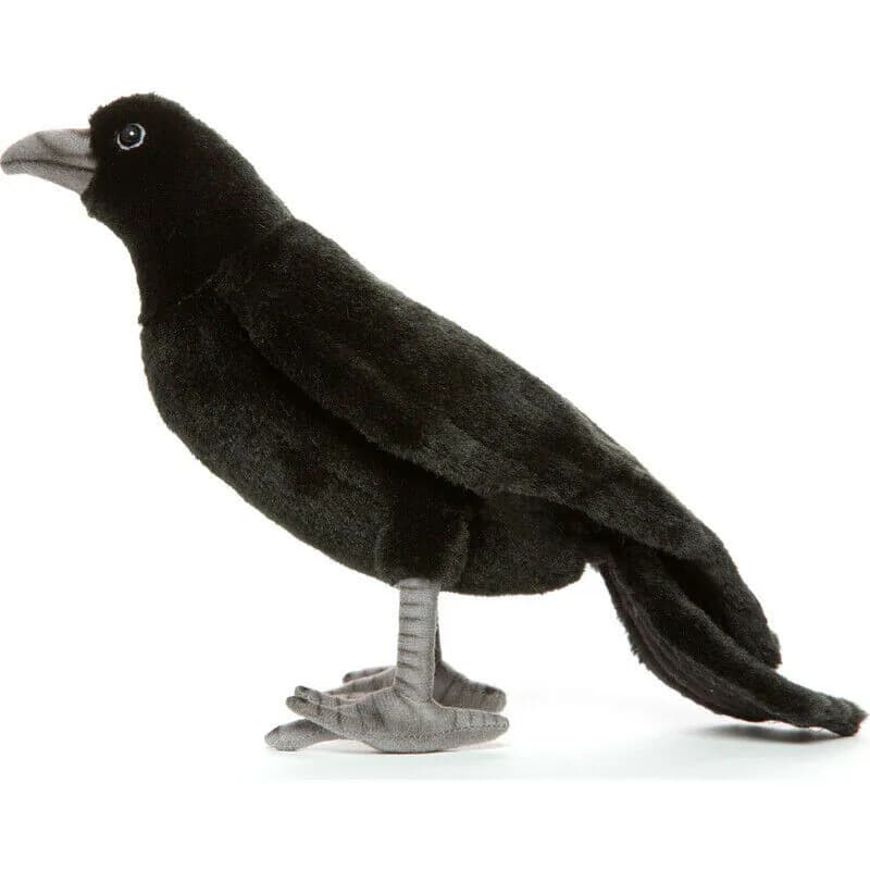 Schwarze Krähe (Corvus) Stofftier von Hansa 6266 - Brandneu - Lincrafts UK Est.
