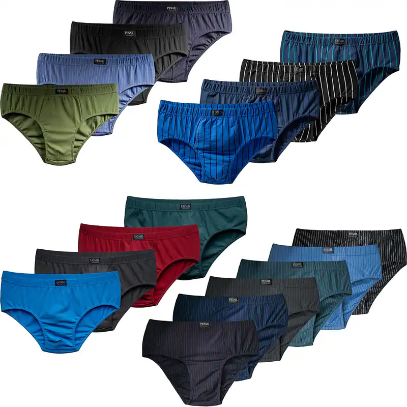 5-20 St. Herren Sportslips Unterhosen Slips Schlüpfer M- 10XL Übergrößen Briefs