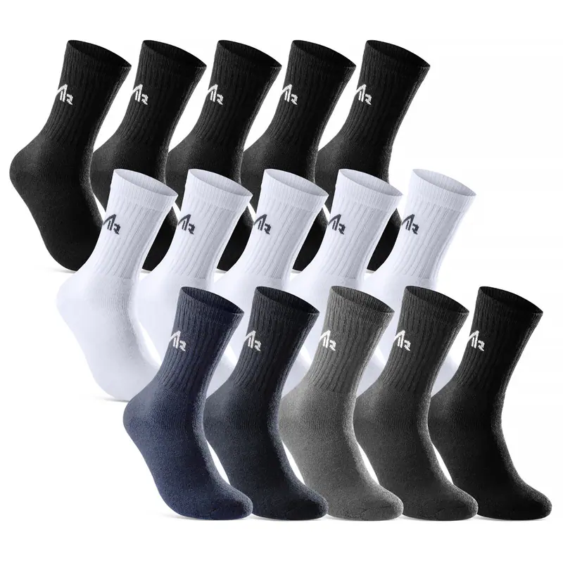 i1R Tennissocken Sportsocken Arbeitssocken Herren Damen Socken Baumwolle