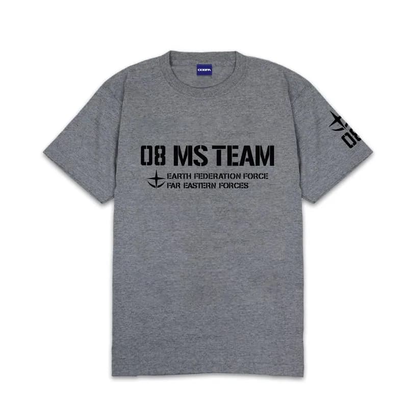 Cospa Gundam 08th MS Platoon 08th MS Platoon Heavyweight T-Shirt MIX GRAU MSize