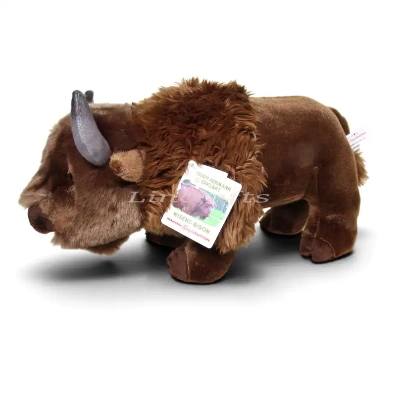 Teddy Hermann Bison Plüschtier Stofftier Teddytier, Büffel Kinder Geschenk 90856
